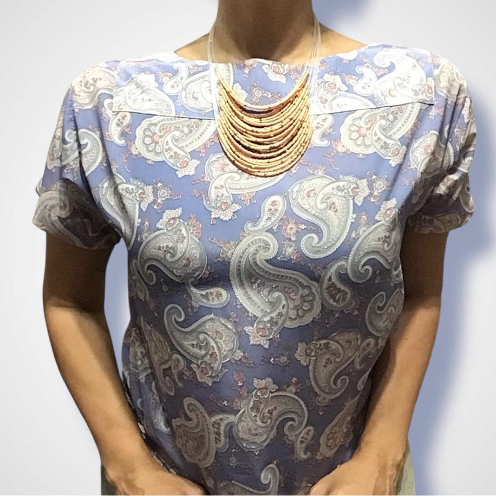 Vintage - Paisley Lavender Top